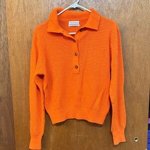 Orange Knit Sweater